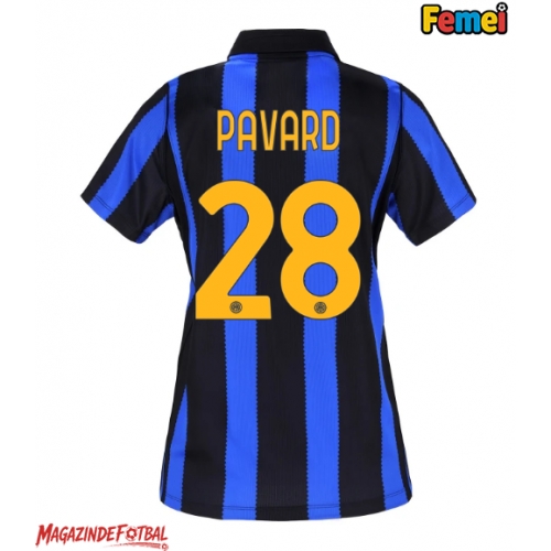 Inter Milan Benjamin Pavard #28 Tricou Fotbal Replică 2026-27 Femei Acasa Inter Milan Benjamin Pavard #28 Tricou Fotbal Replică 2026-27 Femei Acasa